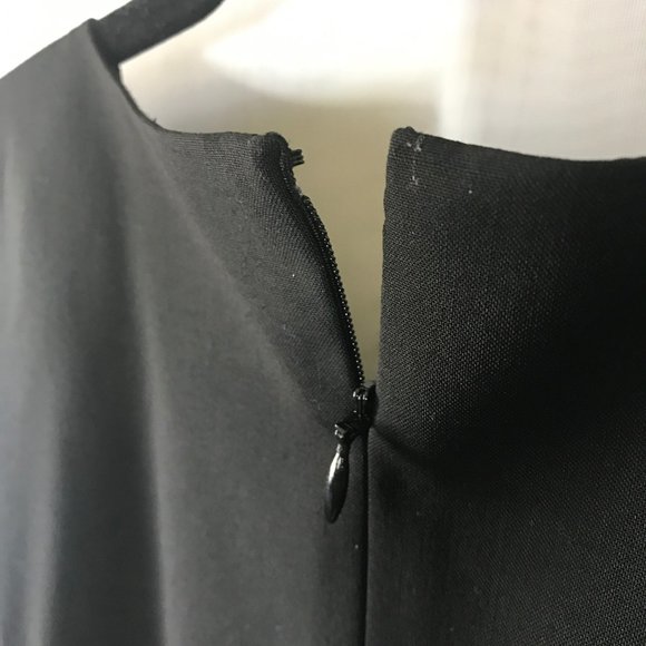 ANN TAYLOR 4P NWT Black Tailored Sheath/Virgin Wool - Picture 4 of 7